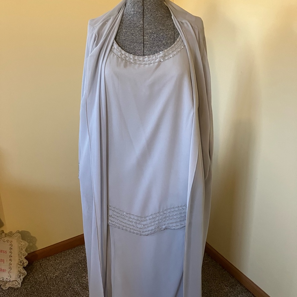 3 PC gray PantSuit 24w NWOT